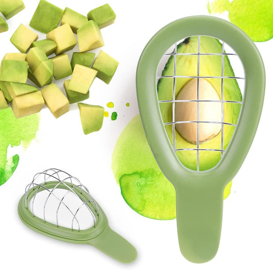 Avocado Cutter, Avocado Cube Maker, Fruit Avocado Slicer Tool, Cuber Dicer Tool, Cool Kitchen Gadgets, Stainless Steel Cutter Peeler Pitter