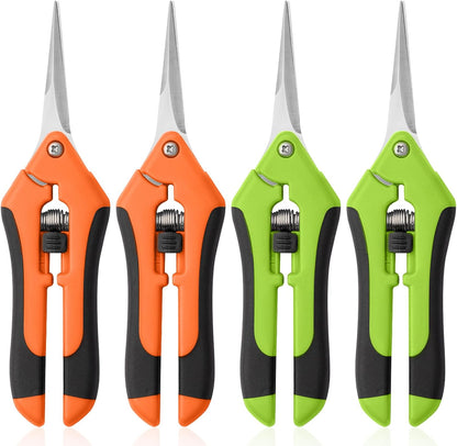 Garden Pruning Shears 3 Pack Gardening Shears Garden Scissors Stainless Steel Plant Flower Scissors Clippers Pruning Shears tijeras de jardinería