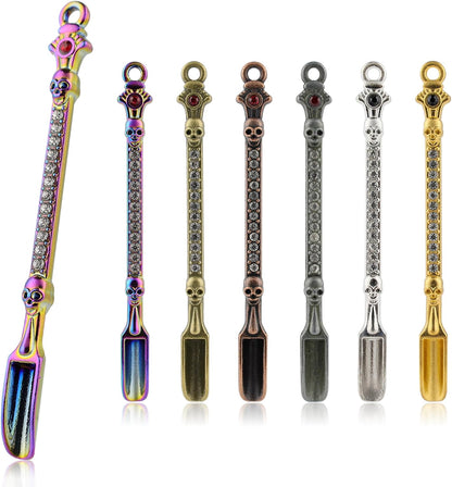 6-Pack Mini Spoons Metal Tiny Shovels 3-Inch Small Medicine Measuring Spoon