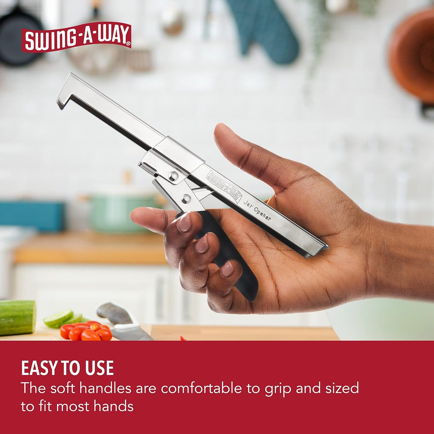 Comfort Grip Jar Opener - Black