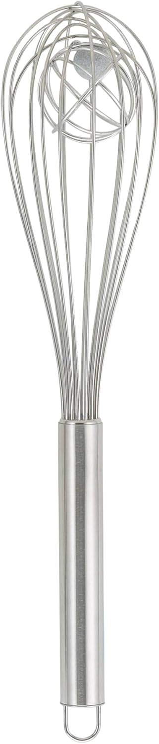 Double Balloon with Aerator Ball Wire Whisk, Stainless Steel, 12-Inch
