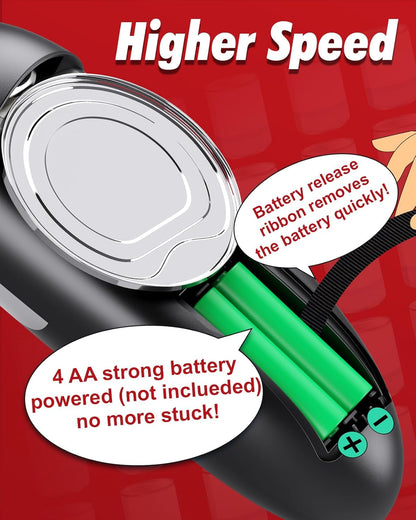 Electric Can Opener Fits All Can Sizes