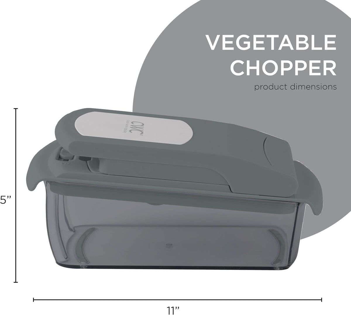 Vegetable Chopper - Multifunctional 11 in 1 Vegetable Chopper with Container - Food Chopper to Dice, Chop, Slice, Julienne and Spiralize, Blue