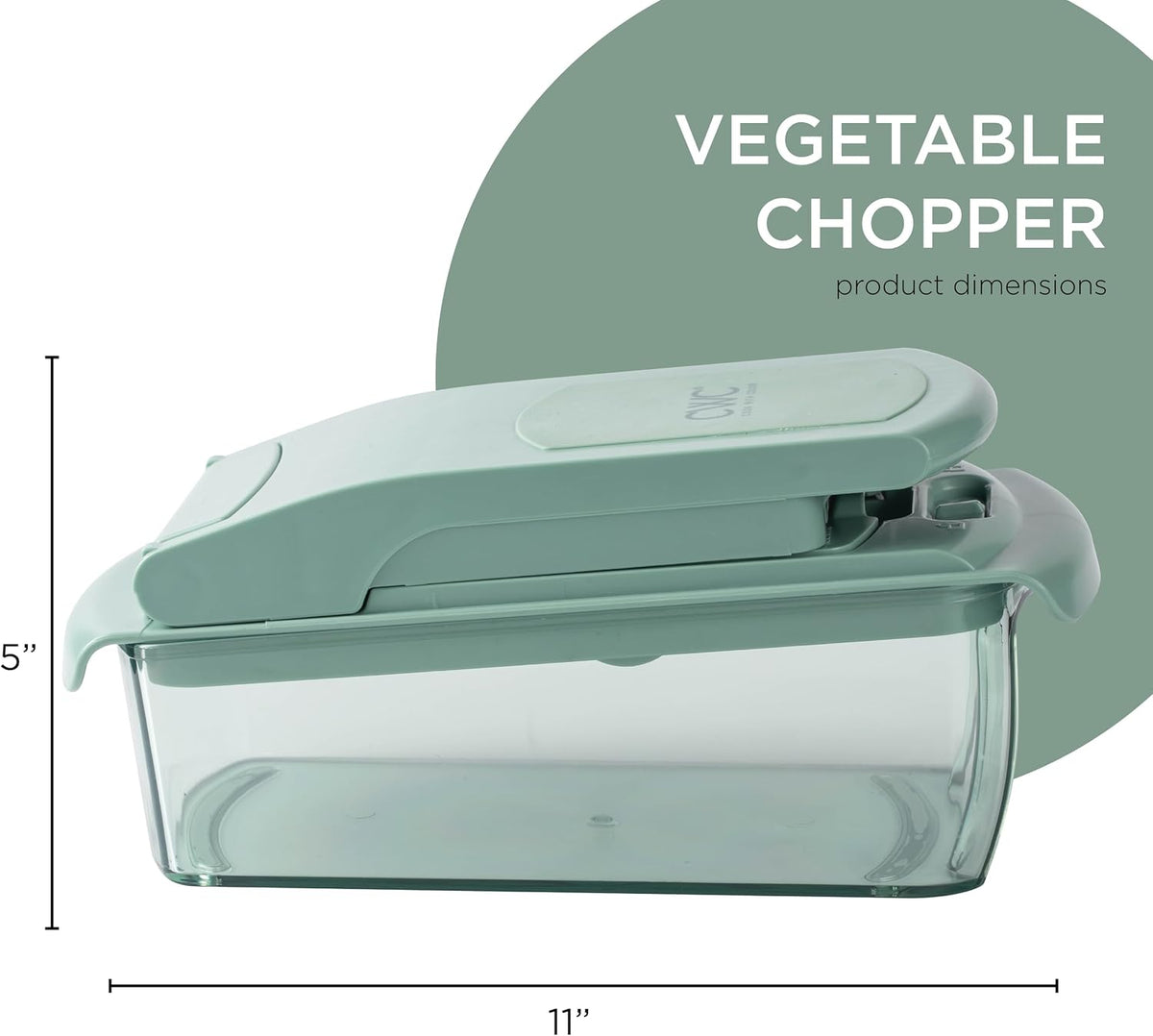 Vegetable Chopper - Multifunctional 11 in 1 Vegetable Chopper with Container - Food Chopper to Dice, Chop, Slice, Julienne and Spiralize, Blue