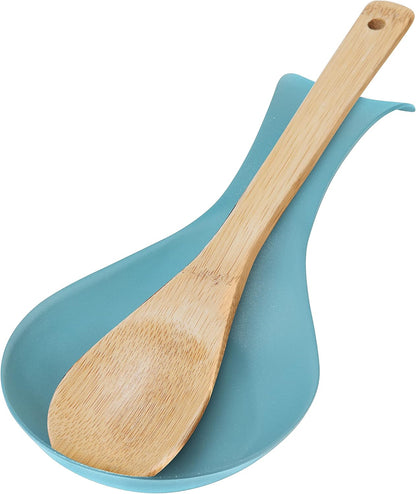 Stainless Steel Spoon Rest- Long Handle Holds Kitchen Utensils in Place, Great Spoon Rest for Counter, Stove Top, or Coffee Station; Kitchen Accessories, Utensil Rest, Black