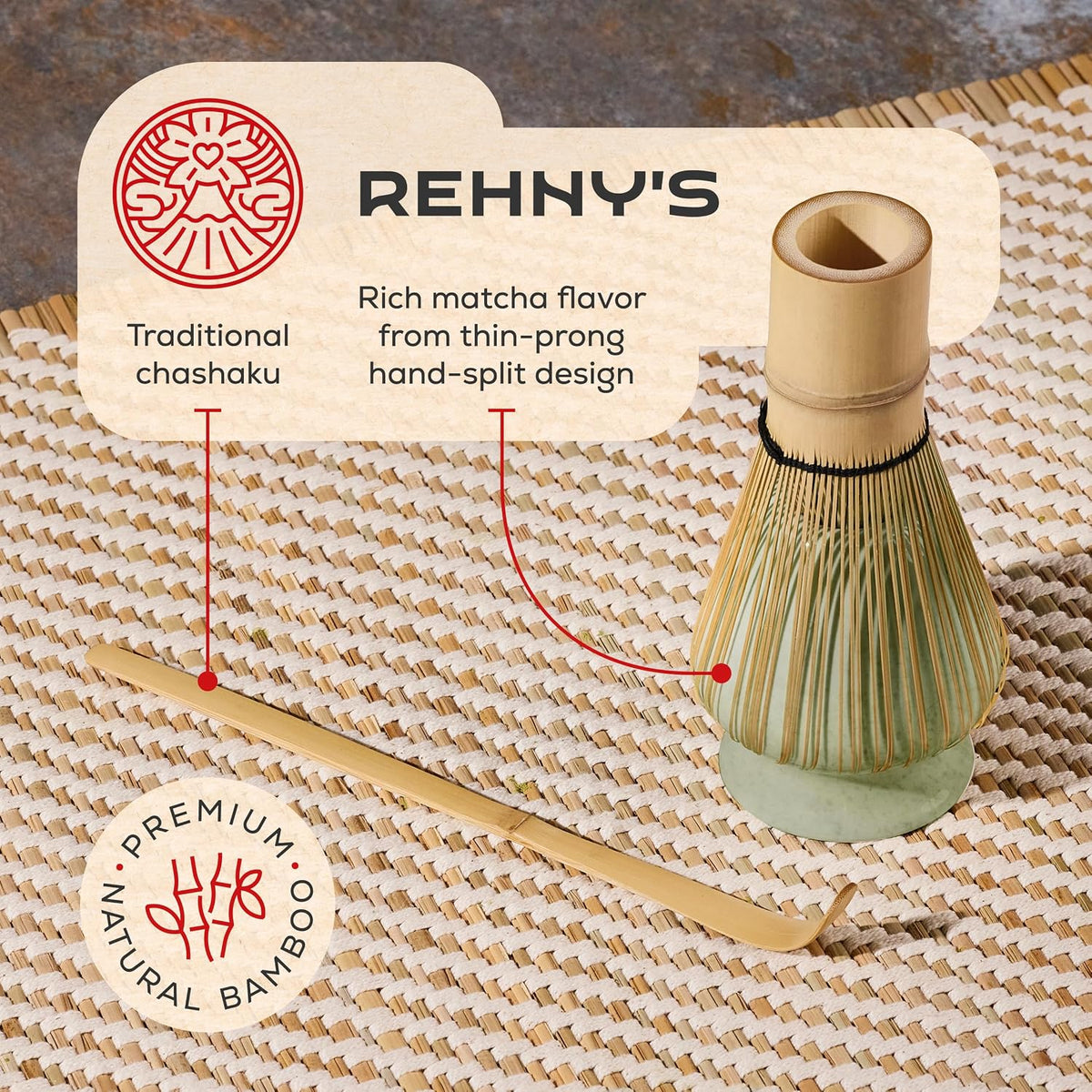 Matcha Whisk Set | Complete Pink Matcha Set w/Heart-Shaped Bowl, Bamboo Whisk, Holder, Stainless Steel Sifter, Bamboo Scoop | Cute Gift Present Macha Kit Handmade Bowl | Macha Powder Tea Kit