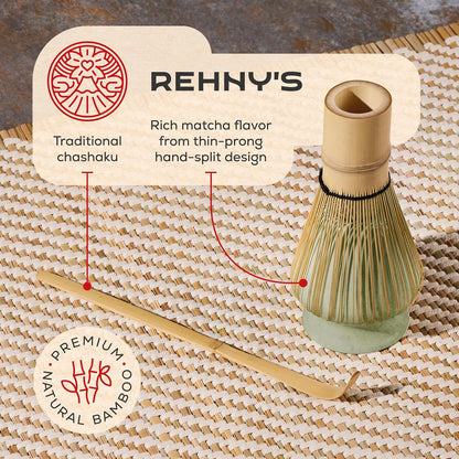 Matcha Whisk Set | Complete Pink Matcha Set w/Heart-Shaped Bowl, Bamboo Whisk, Holder, Stainless Steel Sifter, Bamboo Scoop | Cute Gift Present Macha Kit Handmade Bowl | Macha Powder Tea Kit