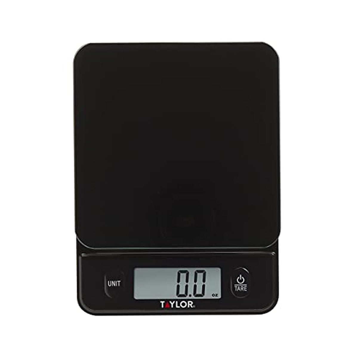 Glass Top Food Scale with Touch Controls, 11 lb Capacity, Sleek Black Design for Precision Food Measurement in Grams and Ounces