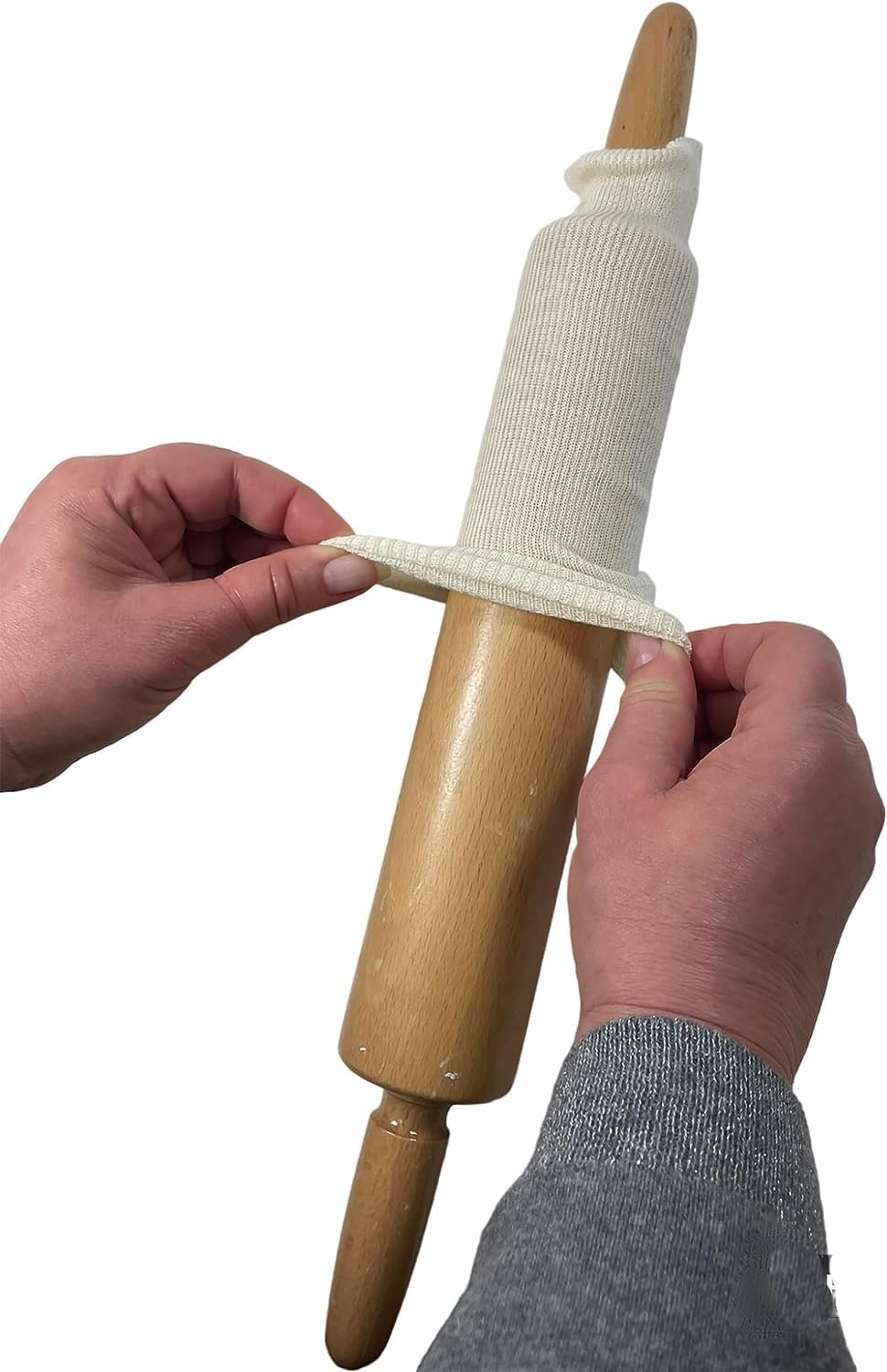 100% Cotton Rolling Pin Cover, Non-stick, 15", 2 pack