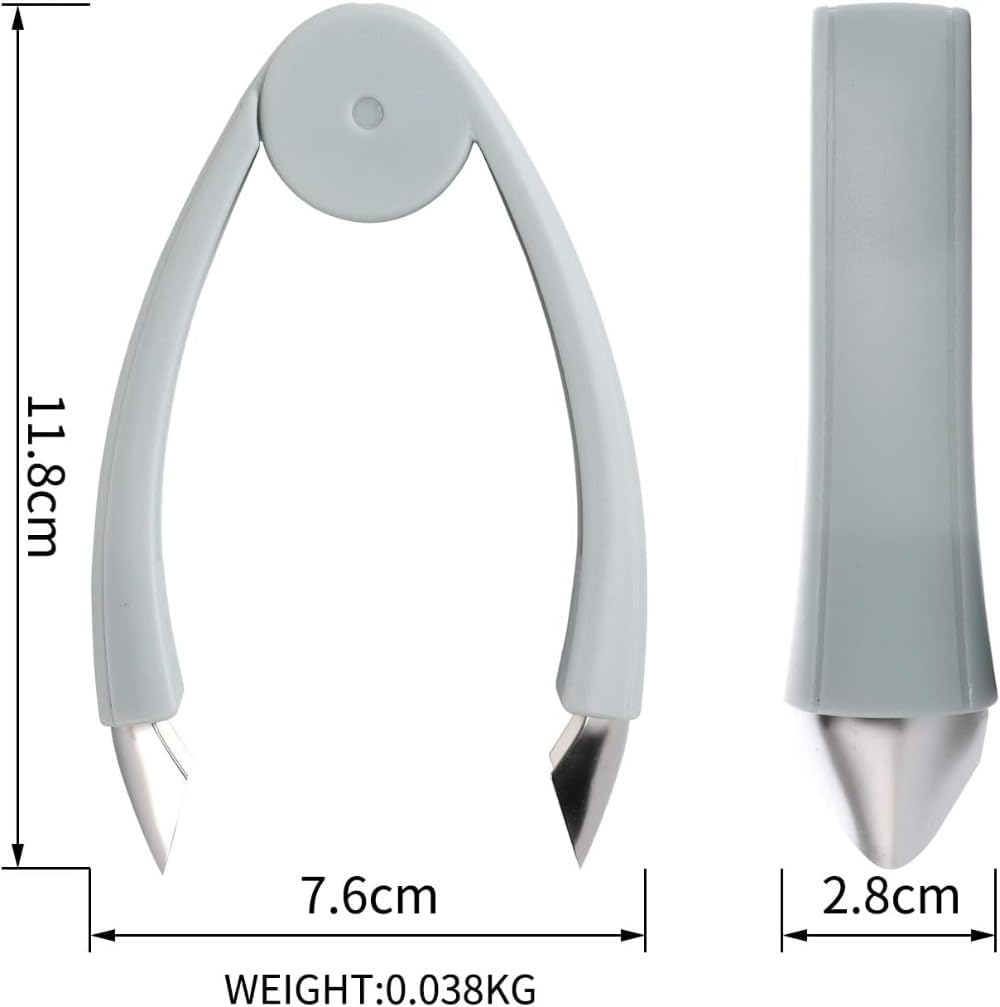 Strawberry Huller for Carrot Pineapples Stem gem Top Stem Remover Potatoes, Stem Remover Tomato Corer Potato Tweezers Carrot Cutter Pineapple Peeler Clip for Fruit and Vegetable
