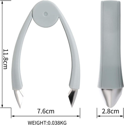 Strawberry Huller for Carrot Pineapples Stem gem Top Stem Remover Potatoes, Stem Remover Tomato Corer Potato Tweezers Carrot Cutter Pineapple Peeler Clip for Fruit and Vegetable