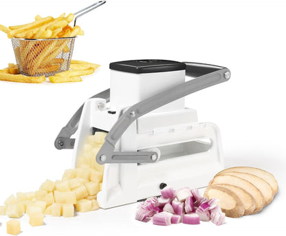 Pro Fry Cutter & Cuber, 3-in-1, Homemade French Fries, Slices and Diced Cubes Potato & Vegetable