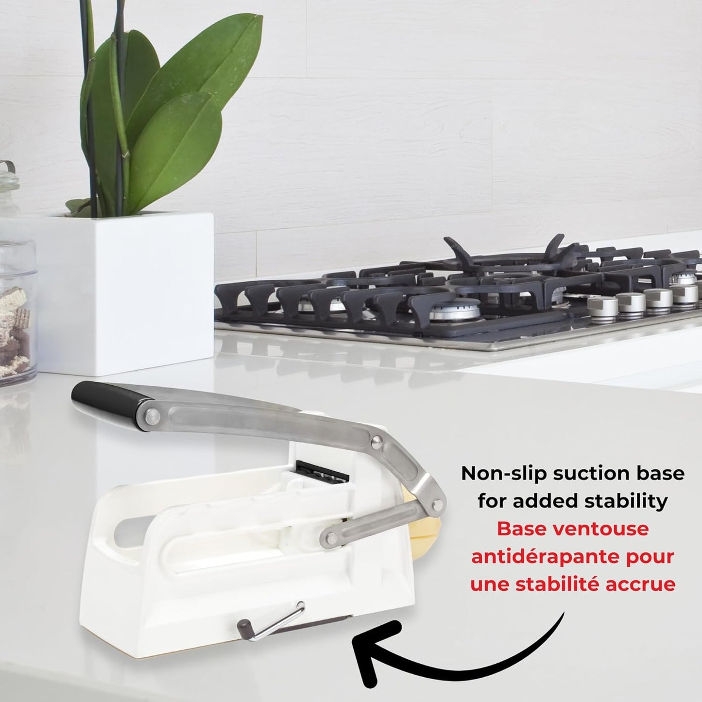 Pro Fry Cutter & Cuber, 3-in-1, Homemade French Fries, Slices and Diced Cubes Potato & Vegetable