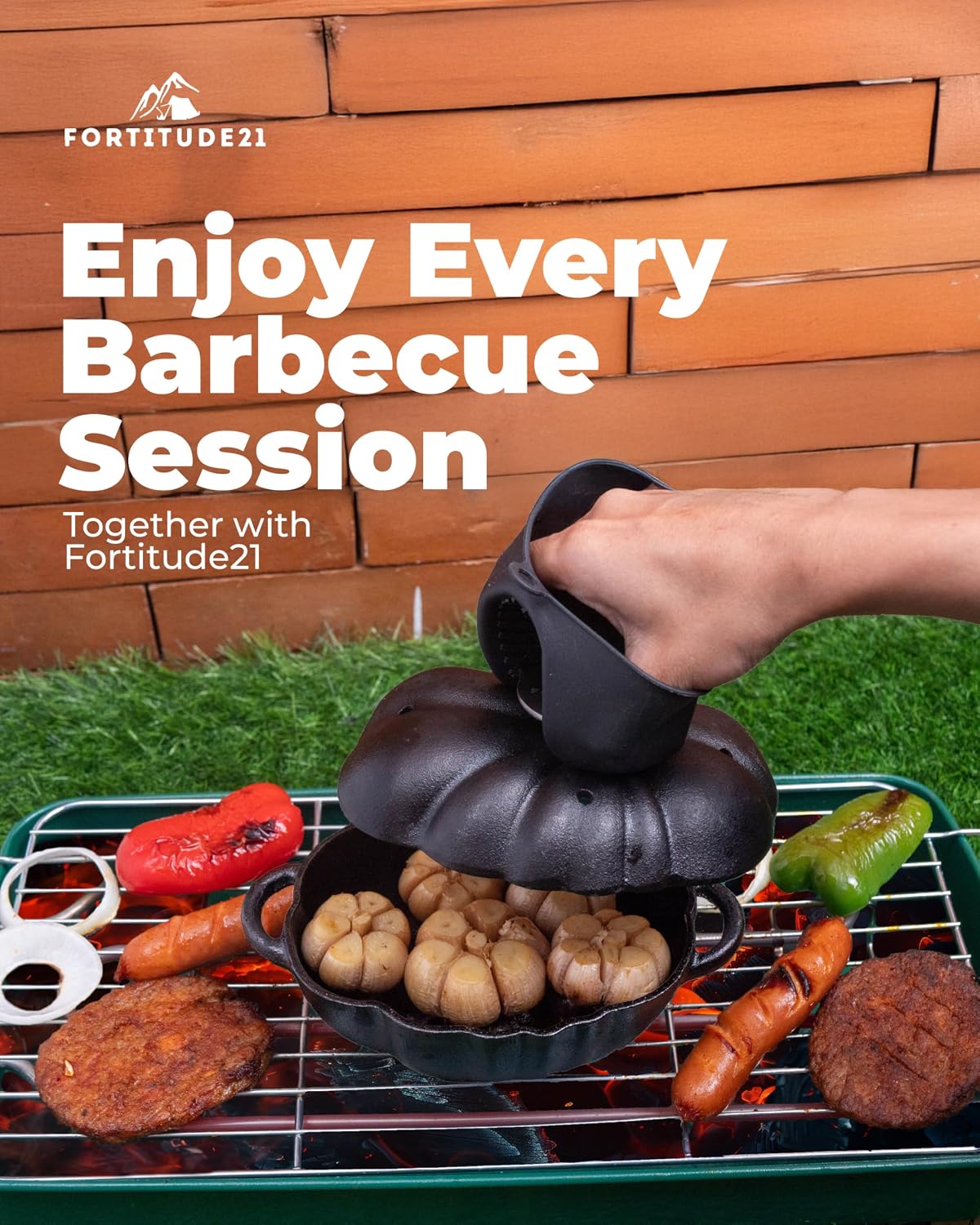 Cast Iron Garlic Roaster, Smoker Roaster, Garlic Roaster Oven, Garlic Baker, Garlic Roasting Pot, Potato Baker, Garlic Cooker, Stove Steamer, Indoor Brisket Smoker