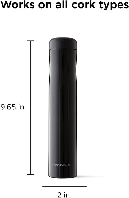 Automatic Electric Corkscrew Wine Bottle Opener (Shiny Black)