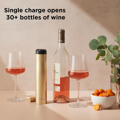 Automatic Electric Corkscrew Wine Bottle Opener (Shiny Black)