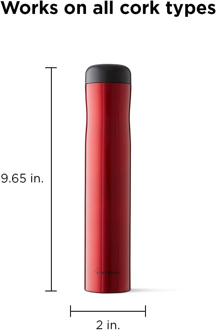 Automatic Electric Corkscrew Wine Bottle Opener (Shiny Black)