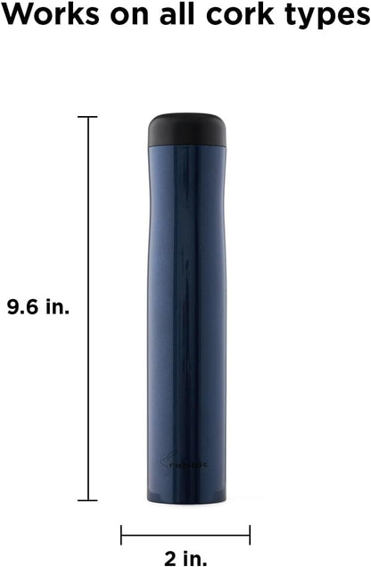 Automatic Electric Corkscrew Wine Bottle Opener (Shiny Black)