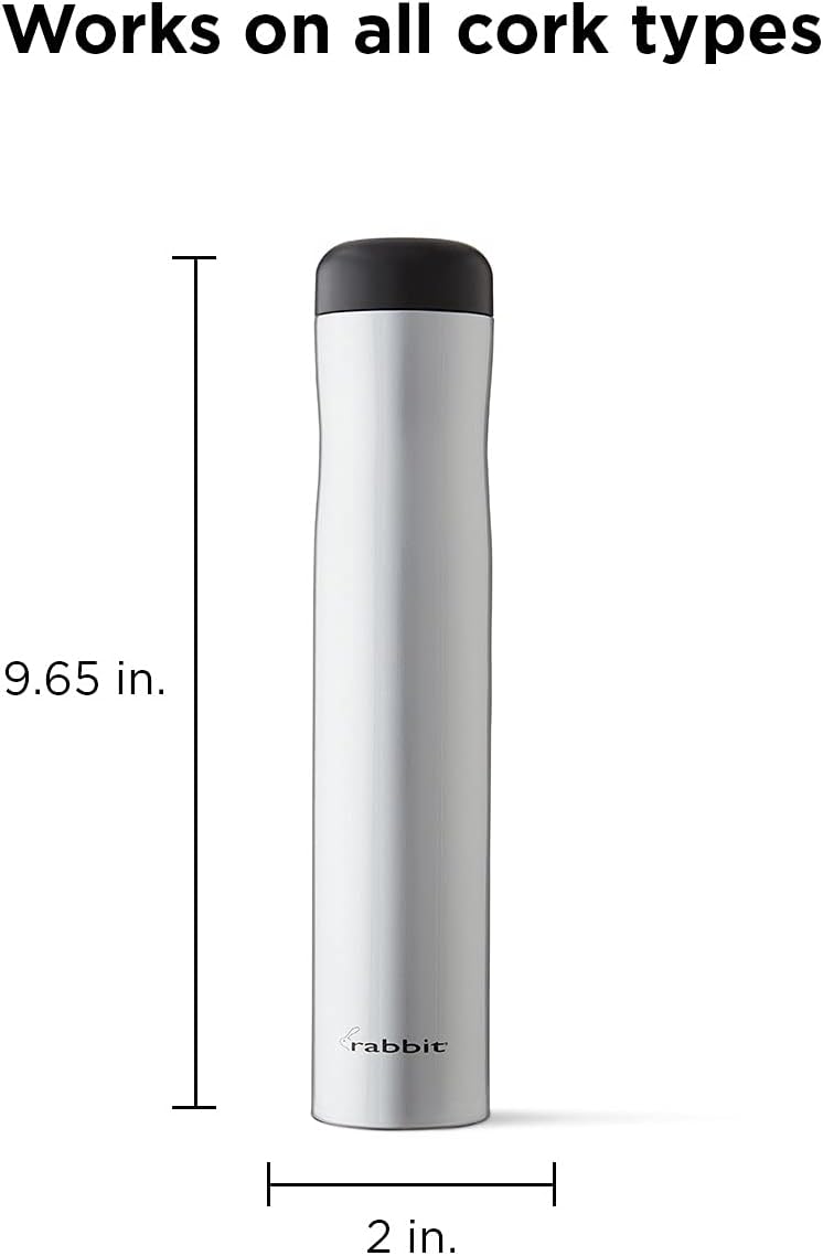 Automatic Electric Corkscrew Wine Bottle Opener (Shiny Black)