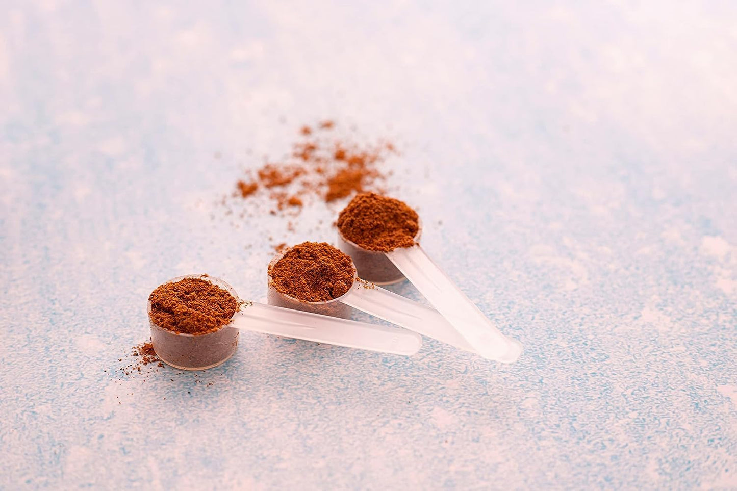 3 Pack Teaspoon Measuring Spoons, 1 Tsp (5 mL) Plastic Creatine Scoops | Clear short-handle 1 tsp scoops for creatine, coffee, spices, grains, powders, baking ingredients, supplements and dry goods.
