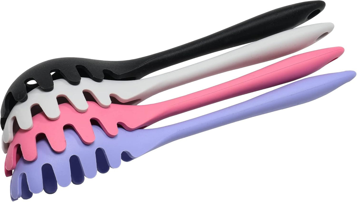 Premium Silicone Spaghetti/Pasta Fork, 11.5 inch, Gray