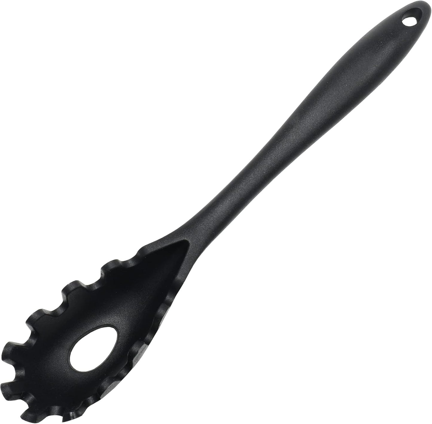 Premium Silicone Spaghetti/Pasta Fork, 11.5 inch, Gray