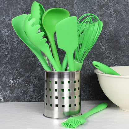 Premium Silicone Spaghetti/Pasta Fork, 11.5 inch, Gray