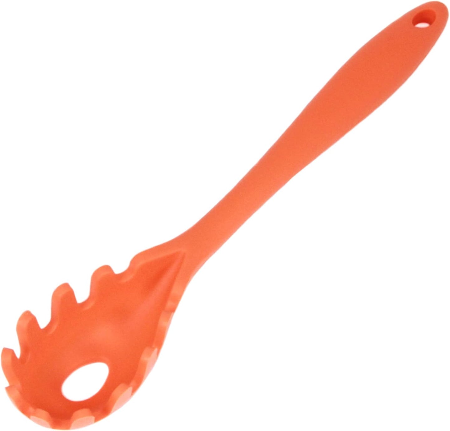 Premium Silicone Spaghetti/Pasta Fork, 11.5 inch, Gray