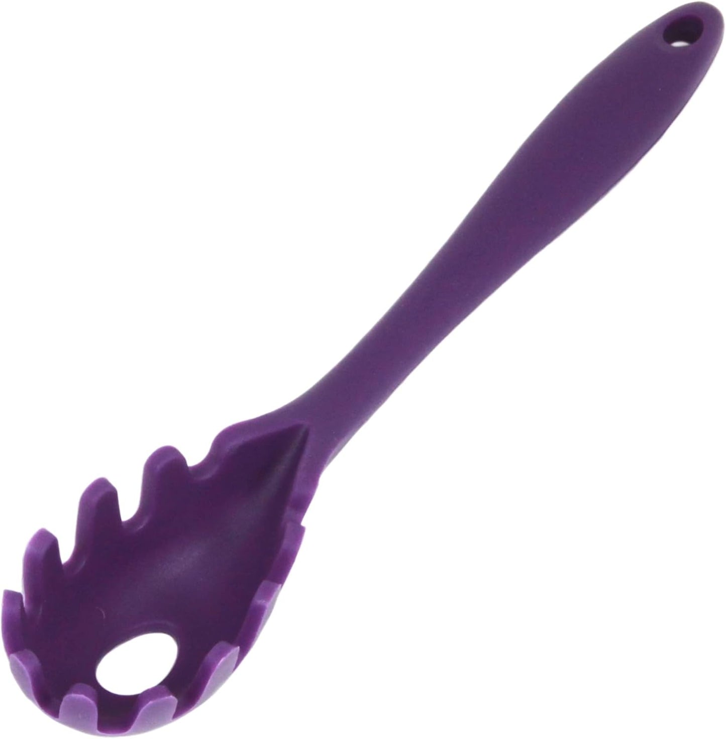 Premium Silicone Spaghetti/Pasta Fork, 11.5 inch, Gray
