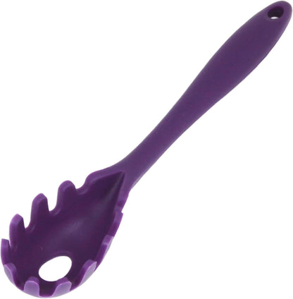 Premium Silicone Spaghetti/Pasta Fork, 11.5 inch, Gray