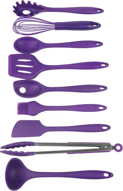 Premium Silicone Spaghetti/Pasta Fork, 11.5 inch, Gray