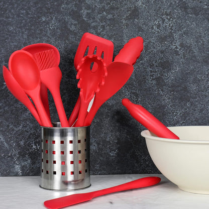 Premium Silicone Spaghetti/Pasta Fork, 11.5 inch, Gray