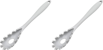 Premium Silicone Spaghetti/Pasta Fork, 11.5 inch, Gray
