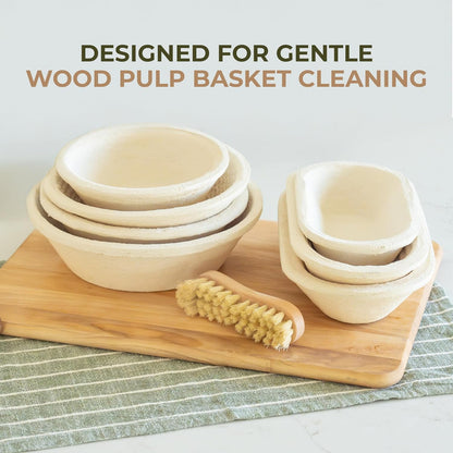 Banneton Natural Cleaning Brush for Wood Pulp Sourdough Baskets