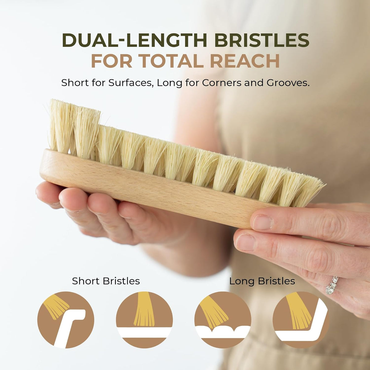 Banneton Natural Cleaning Brush for Wood Pulp Sourdough Baskets