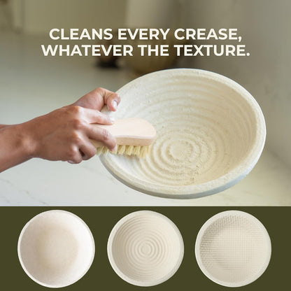 Banneton Natural Cleaning Brush for Wood Pulp Sourdough Baskets