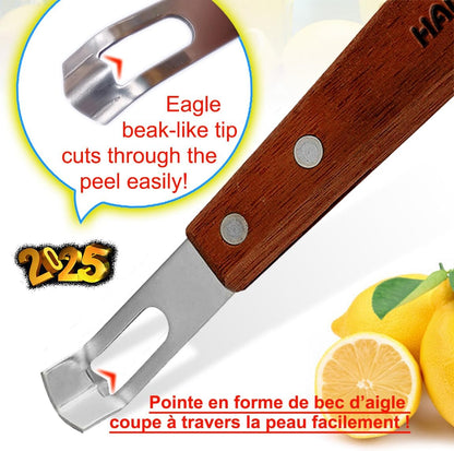 Lemon Zester & Channel Knife 2Tools for Cocktails with a storage box | Stainless steel blade,Home Bars Bartender Gift,Carving Tool for Garnishing,for Cocktails,Citrus Twist Grates Tool