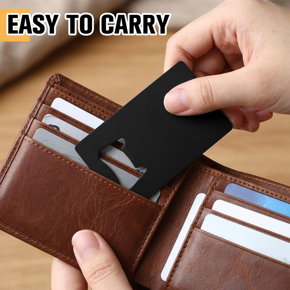 60 Pcs Credit Card Bottle Openers for Wallet,Classic