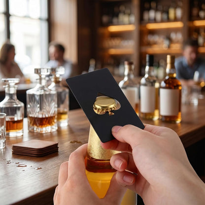 60 Pcs Credit Card Bottle Openers for Wallet,Classic