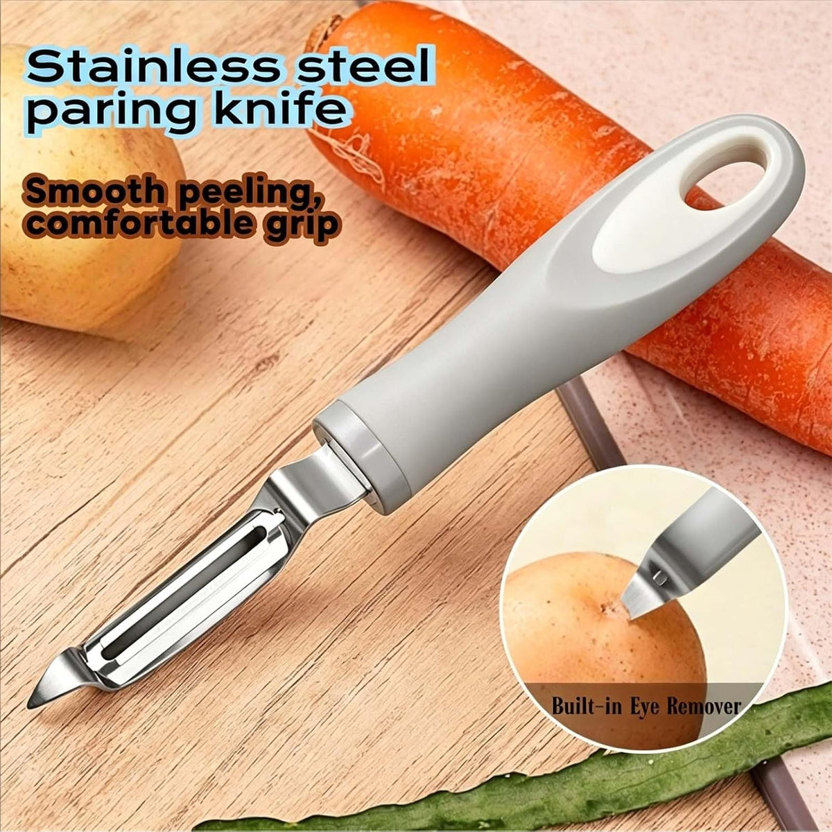 Vegetable Peeler Stainless Steel Swivel Fruit Peeler for Potato