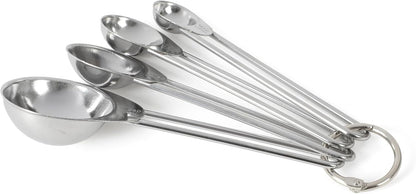 Richburn 4-Piece Gold Stainless Steel Measuring Spoons Set – Durable and Stylish Kitchen Measuring Tools for Precise Baking and Cooking