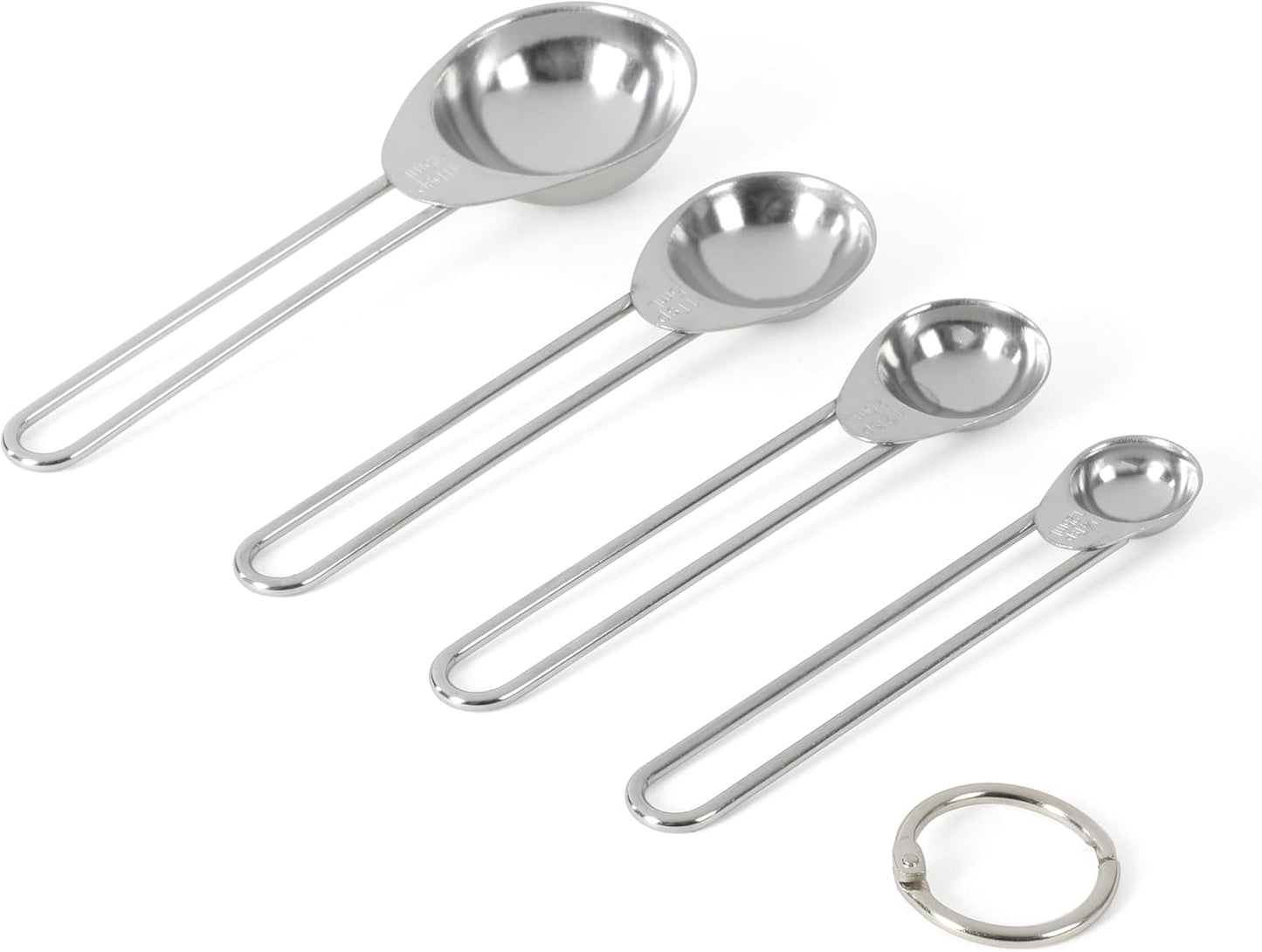 Richburn 4-Piece Gold Stainless Steel Measuring Spoons Set – Durable and Stylish Kitchen Measuring Tools for Precise Baking and Cooking