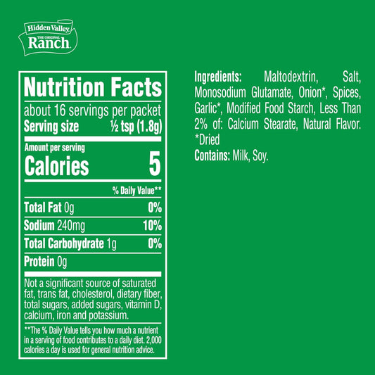 Original Ranch Dip Mix, 1 Ounce (Package May Vary)