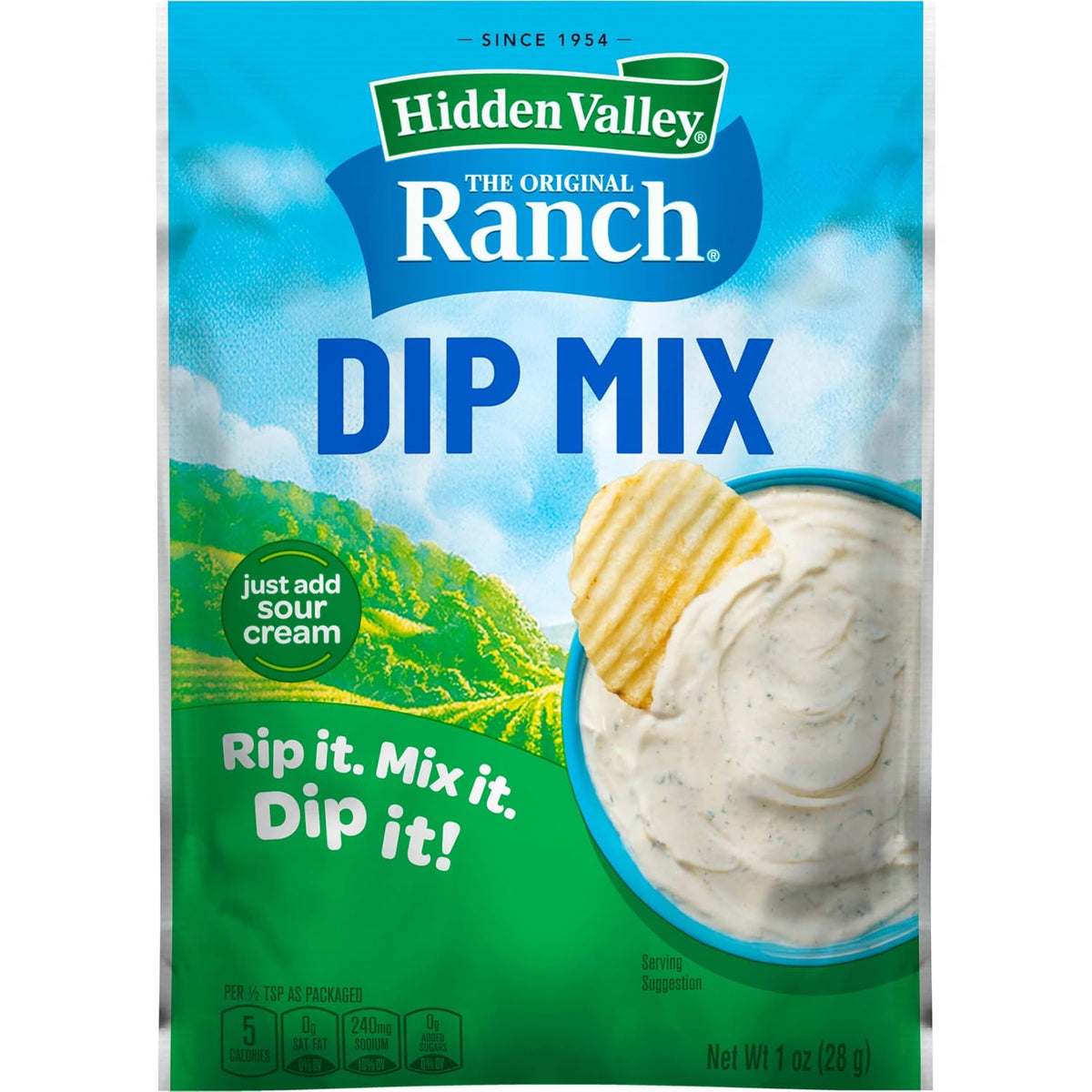 Original Ranch Dip Mix, 1 Ounce (Package May Vary)