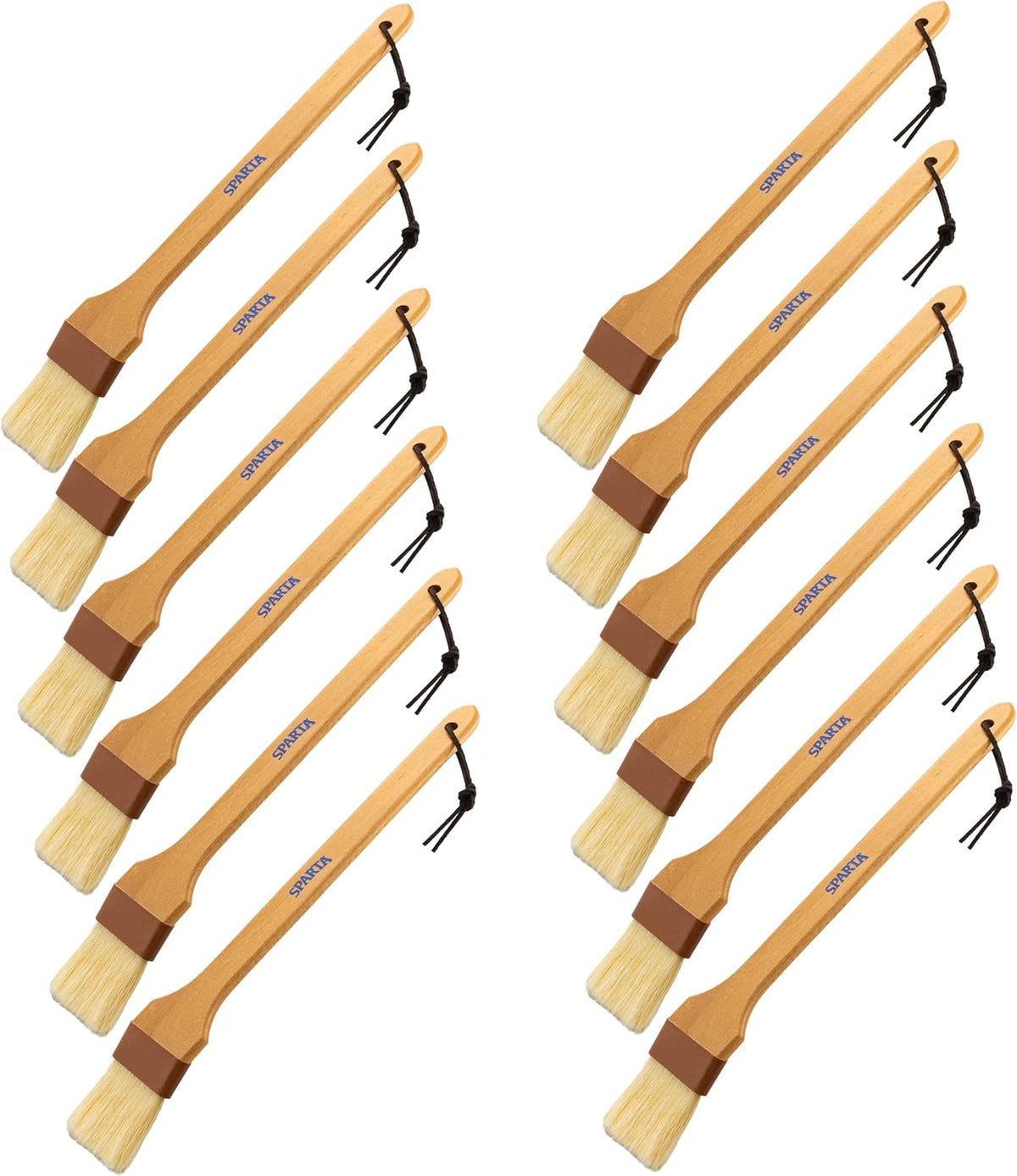 SPARTA 4039700 Nylon Wide Brush, Flat With Nylon Bristles, 2 Inches, Brown