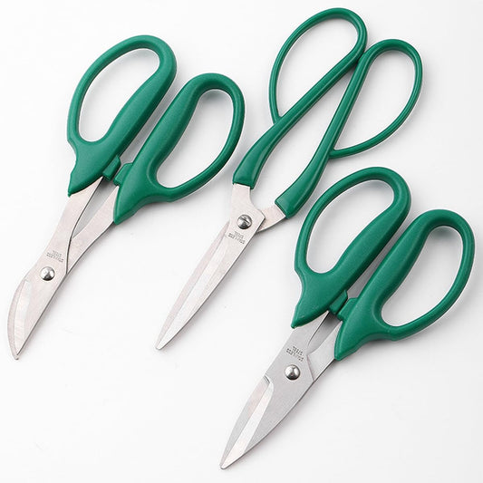 3 Pack Garden Pruning Scissors, Fruit & Vegetable Picker, Multi-purpose Flower Cutting Scissors, Garden Clippers Set for Trimming Small Branches, Herb & Bonsai