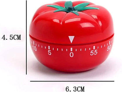 1Pcs Fashion Cartoon Kitchen Timer Different Shape Creative Reminders (Tomato)