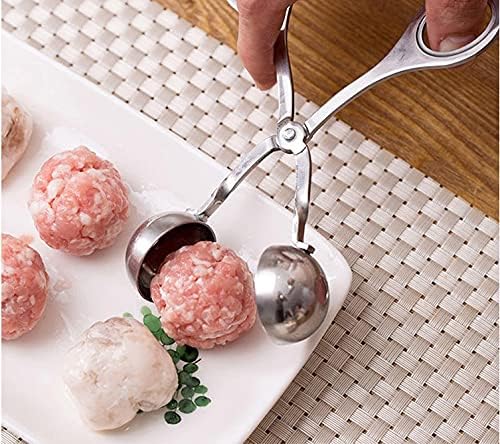 Meat Ballers Maker Melon Baller Meatball Scoop Maker Non Stick Stainless Steel Ice Cream Scoop Fruits Kitchen Tools Ball Sizes 1.38
