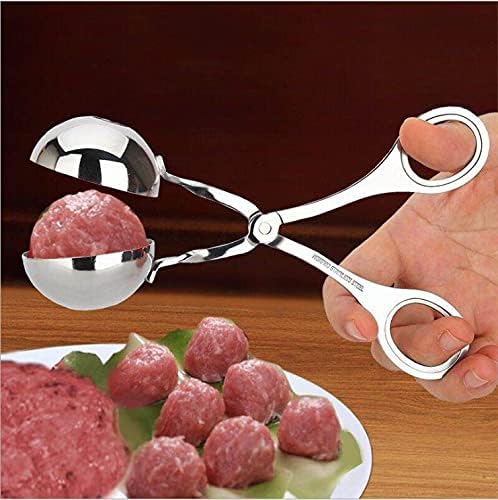 Meat Ballers Maker Melon Baller Meatball Scoop Maker Non Stick Stainless Steel Ice Cream Scoop Fruits Kitchen Tools Ball Sizes 1.38