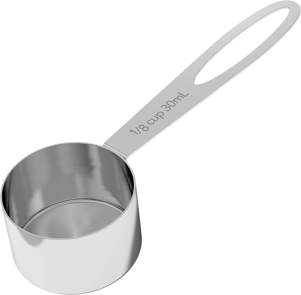Stainless Steel Canister - Medium 16oz, Gray Coffee Grounds and Beans Container with Date-Tracker, CO2-Release Valve, and Measuring Scoop - Ideal Coffee Lovers Gifts